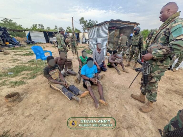 10 nabbed over illegal mining operation at Kpali