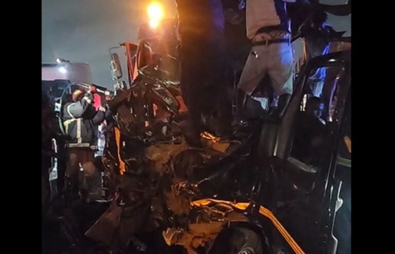 Tipper truck crashes into Sprinter bus at Ofankor, five feared dead