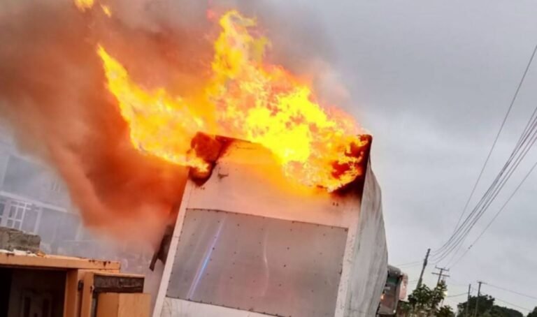 Bulk Tanker spills 13,500 Litres of diesel on Odumase-Afrancho road
