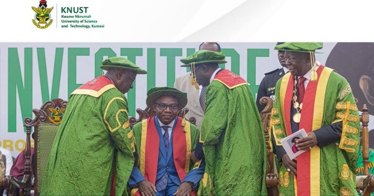 Prof. Christian Agyare sworn in as 13th Vice-Chancellor of KNUST