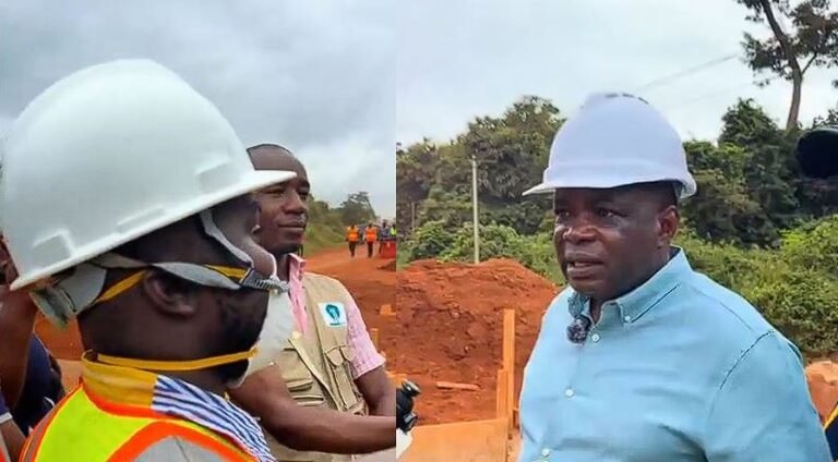 ‘You are only setting things up for eye service’ — Agbodza confronts contractor over slow road work