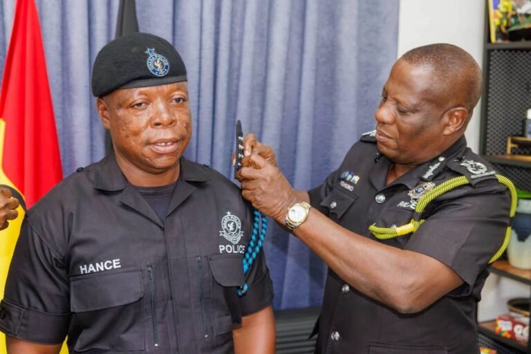 IGP decorates officer honoured for bravery during Aboso fire