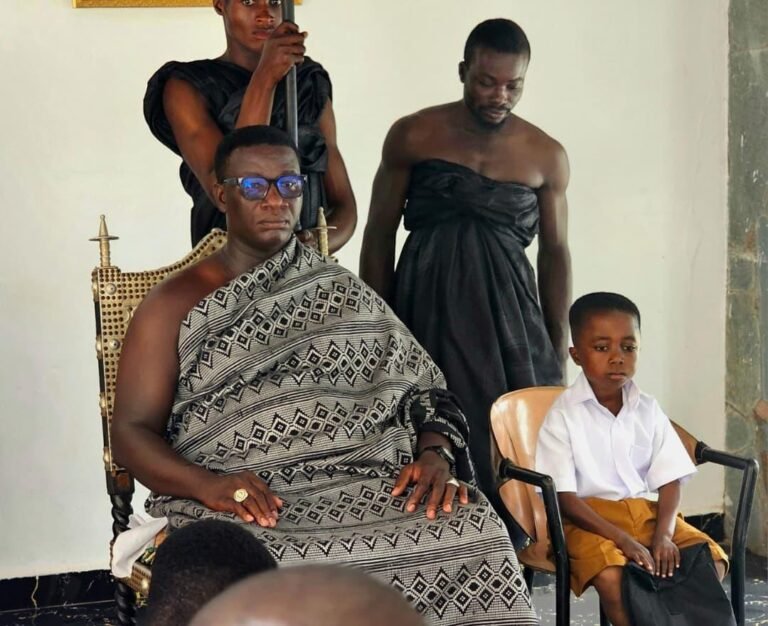Adanwomasehene adopts16-year-old Kofi Sarpong, pledges full scholarship and welfare support