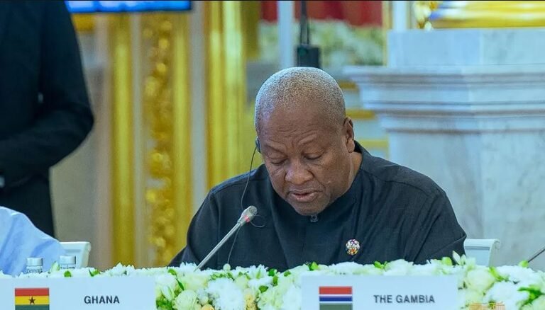 Mahama urges global peace and cooperation at Russia-Africa Summit